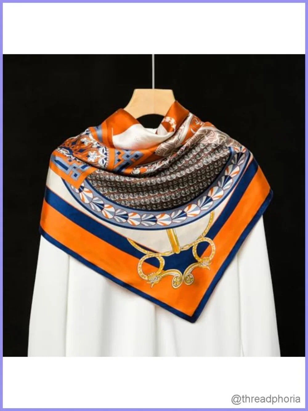 100% Mulberry Silk Scarf 35